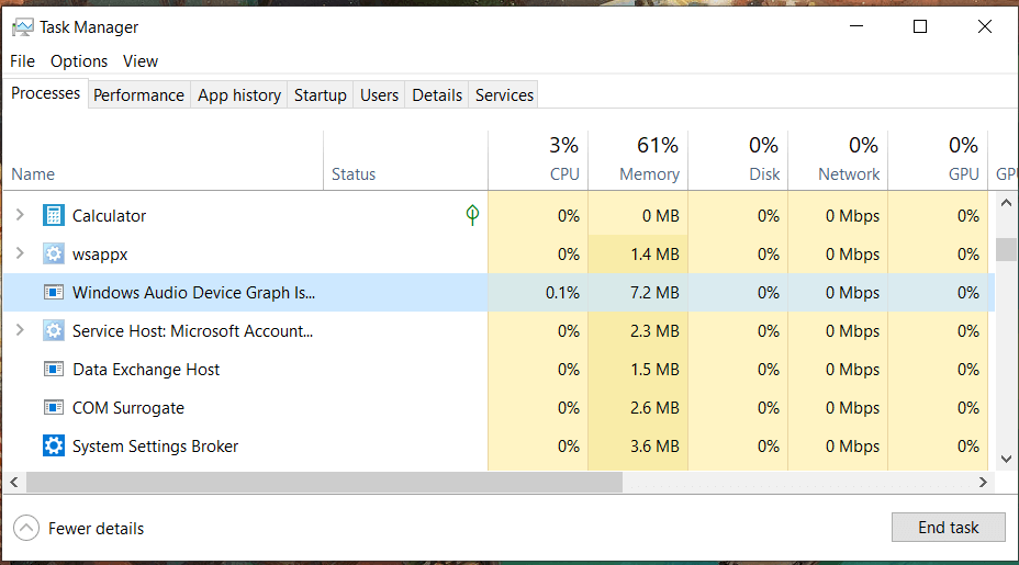 [FIXED] Windows Audio Device Graph Isolation high CPU usage
