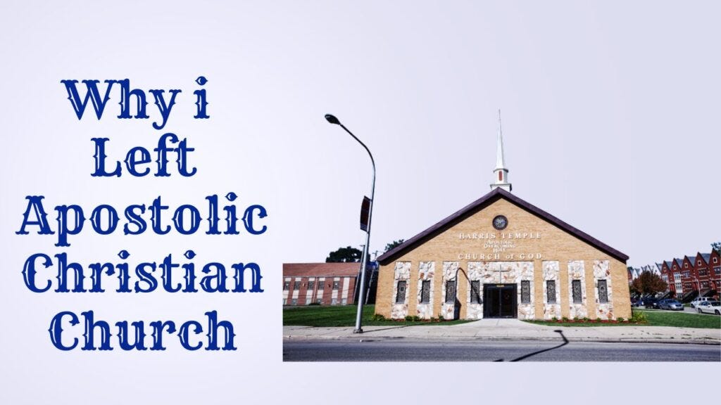 Why I Left The Pentecostal Church by Sufiyan Qureshi Medium