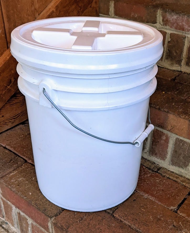 Preparing for Emergency Evacuation With 5-gallon Buckets, by E.A. Freeman, Adapting in Place