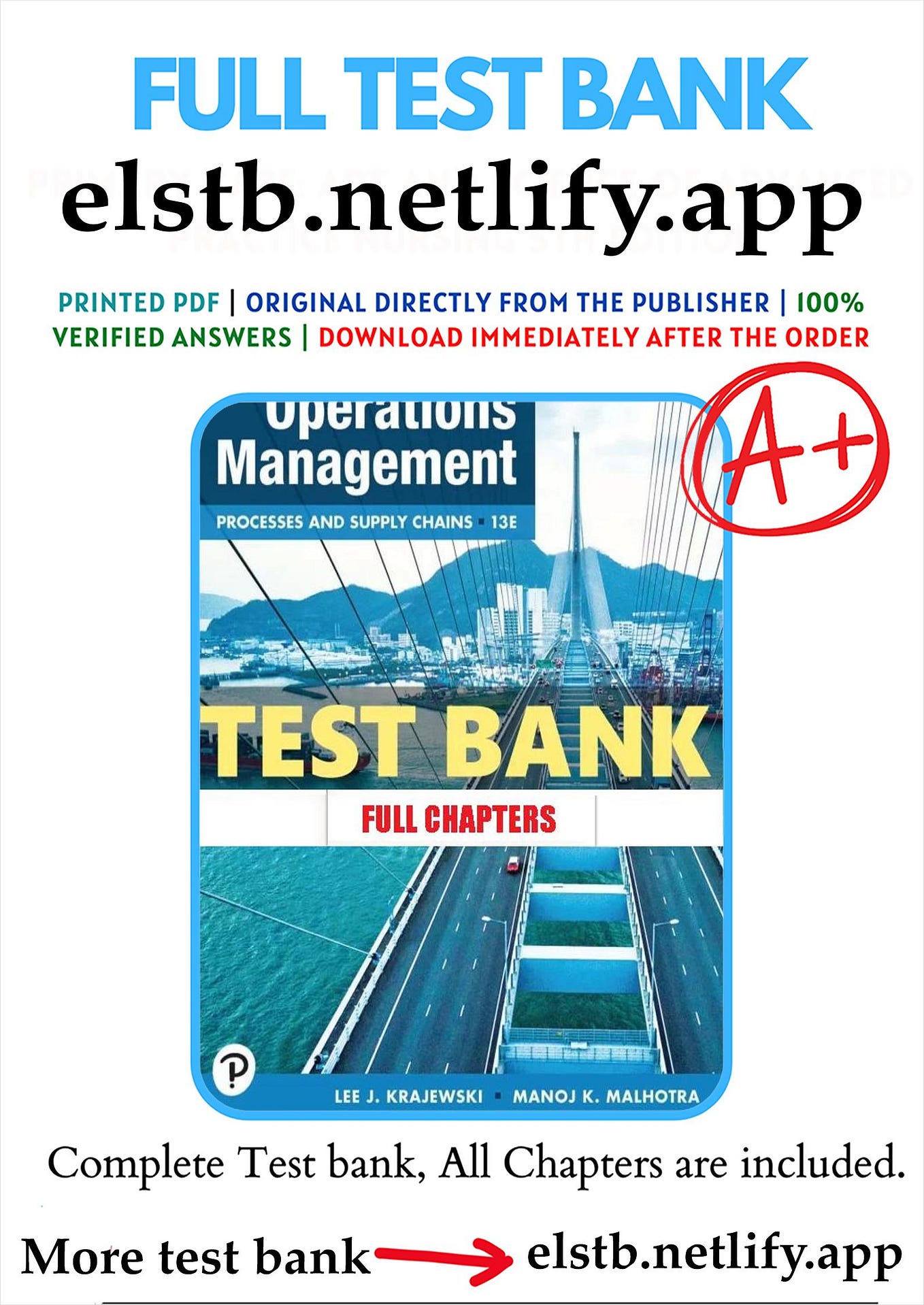 Test Bank for Operations Management 14th Edition Stevenson - Mola test ...