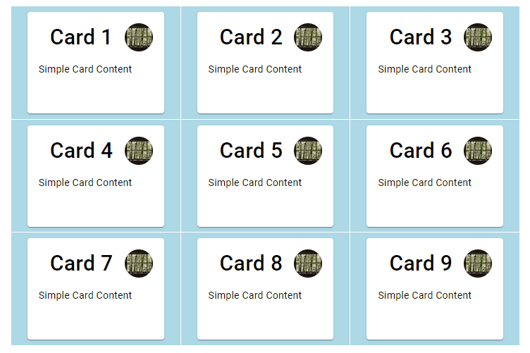 Awesome Angular Material Responsive Grid List With Cards Example | The  Clever Dev