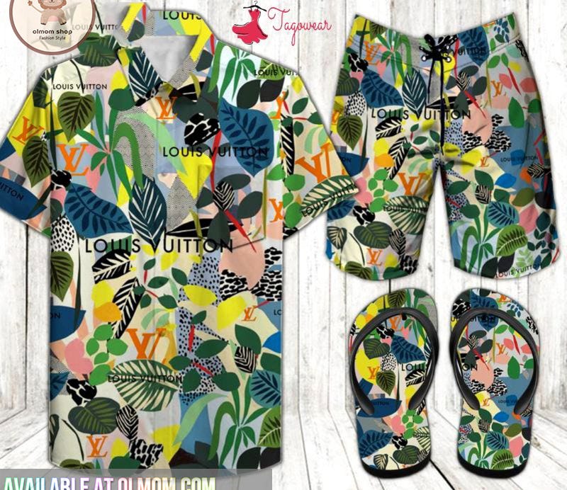 Louis Vuitton Lv Combo Hawaii Shirt & Shorts Hot 2023 Trending Outfit For  Summer Olmom Store, by son nguyen