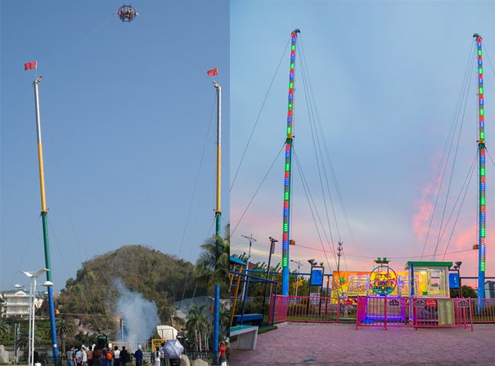 How does pendulum rides work?. Pendulum rides are a popular amusement