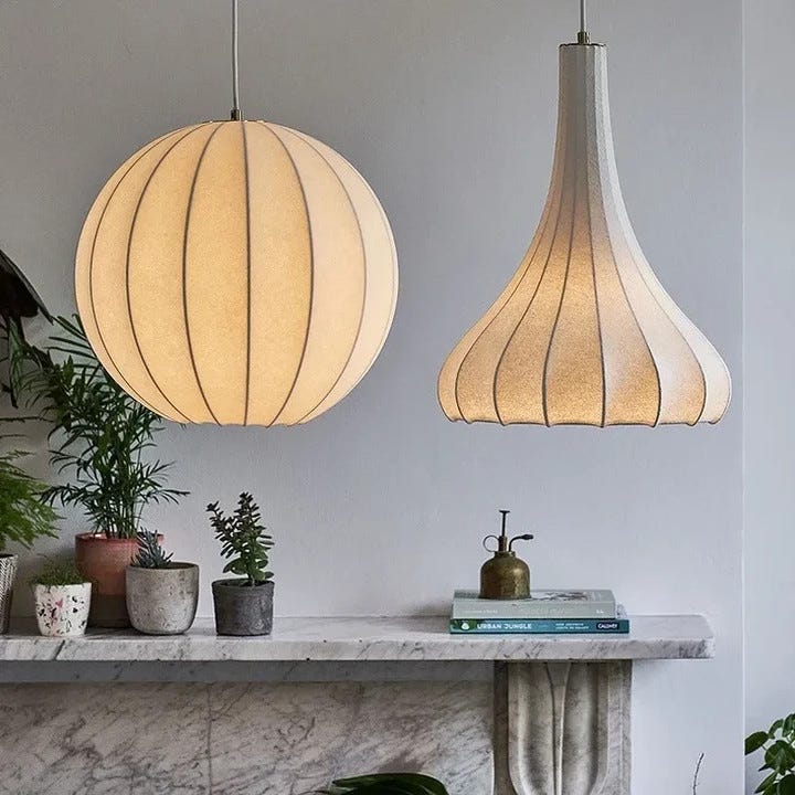 Stunning Textured Fibre Interior Lamps image