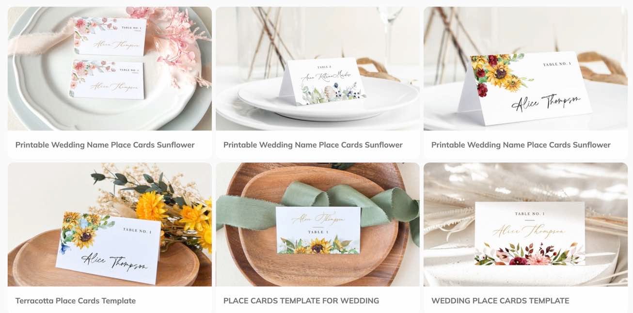 How to make place cards in Microsoft Word DIY table cards with