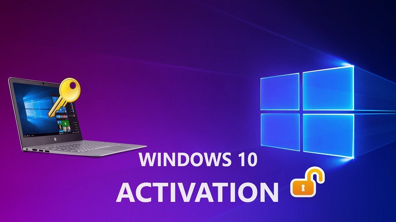 Windows 10 installation and activation 