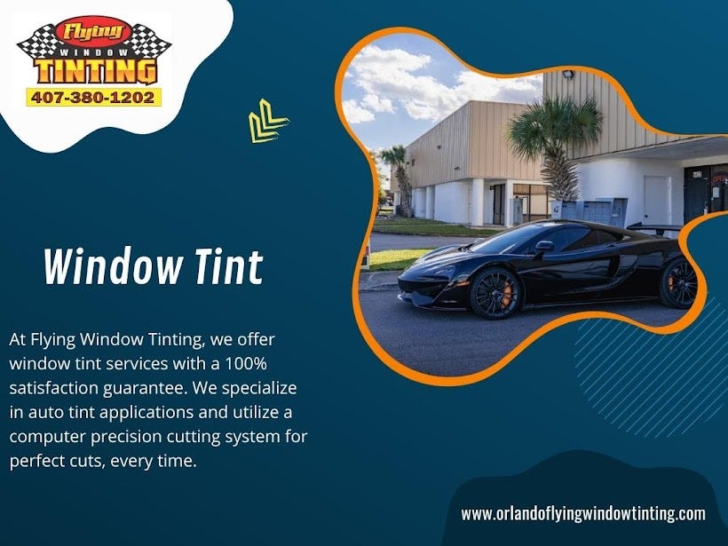 Auto Window Tint An Auto window tint helps reduce the sun’s glare by