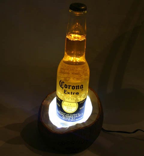 Ciroc Vodka Bottle Lamp 20 LED Lights Upcycled Booze Lamp 