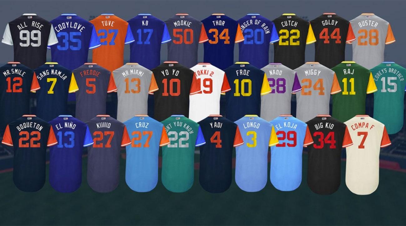 The MLB players weekend uniforms are actually awful 
