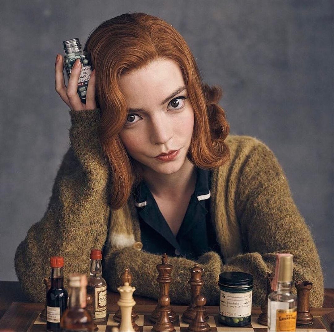 Elizabeth Harmon from The Queen's Gambit