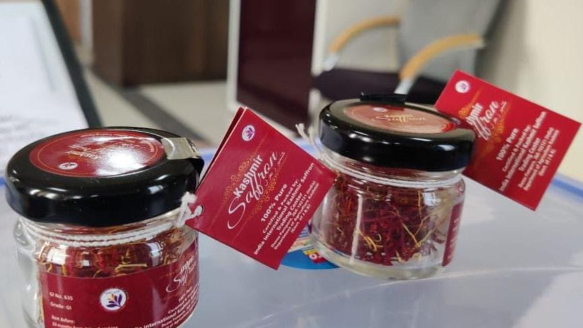 Kishtwar Saffron receives coveted Geographical Indication Tag