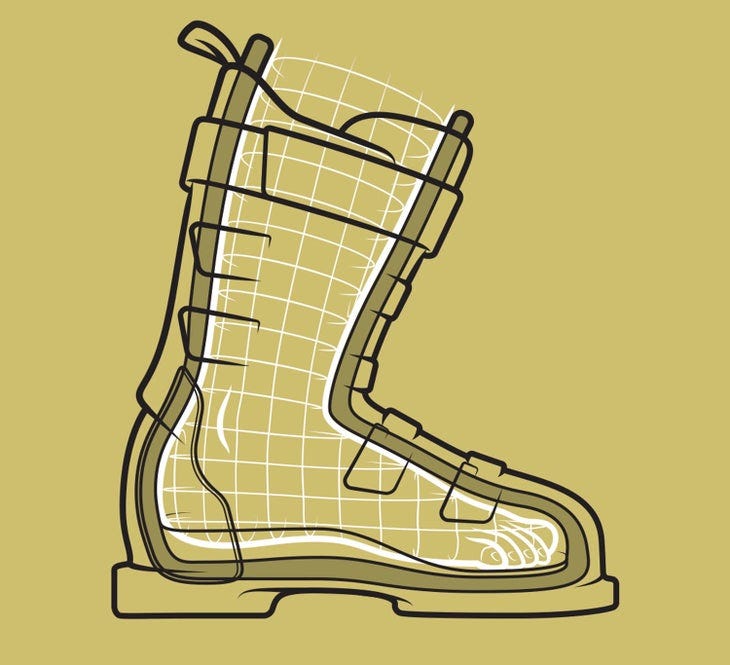 Ski boot debugging. I grew up skiing in rental boots and… | by Cathie Yun |  Medium