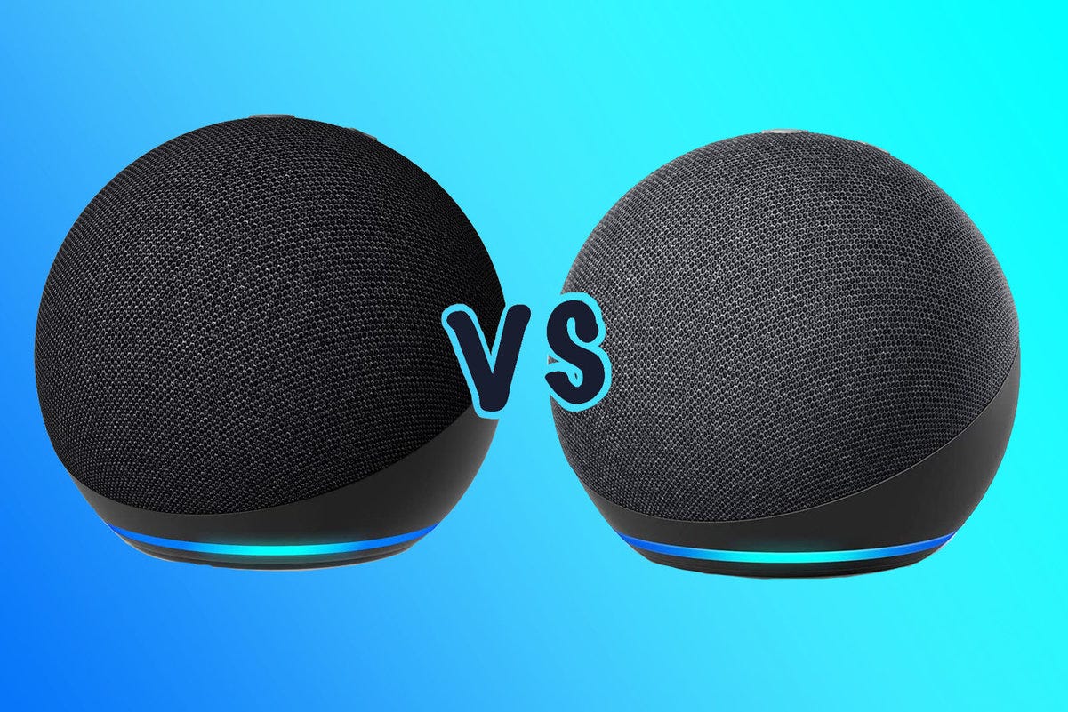 Amazon Echo Dot 4th Gen vs Amazon Echo Dot 5th Gen: What's the Difference?  | by Andrew Johnson | Medium