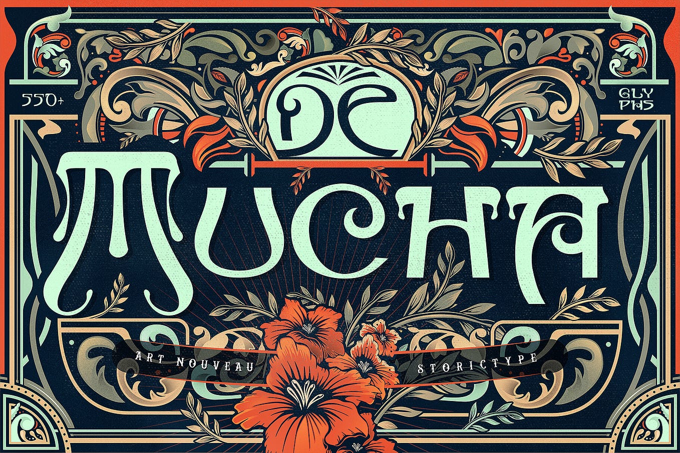 De Mucha Blackletter Font By storictype 1