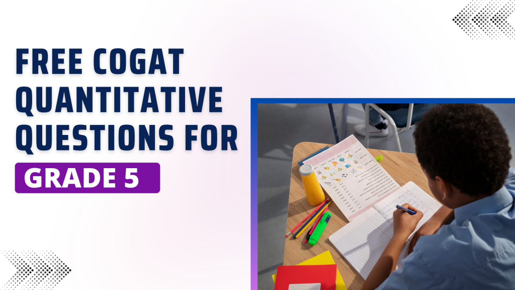 Online Free CogAT Practice Test for Grade 3 Number Series CogAT