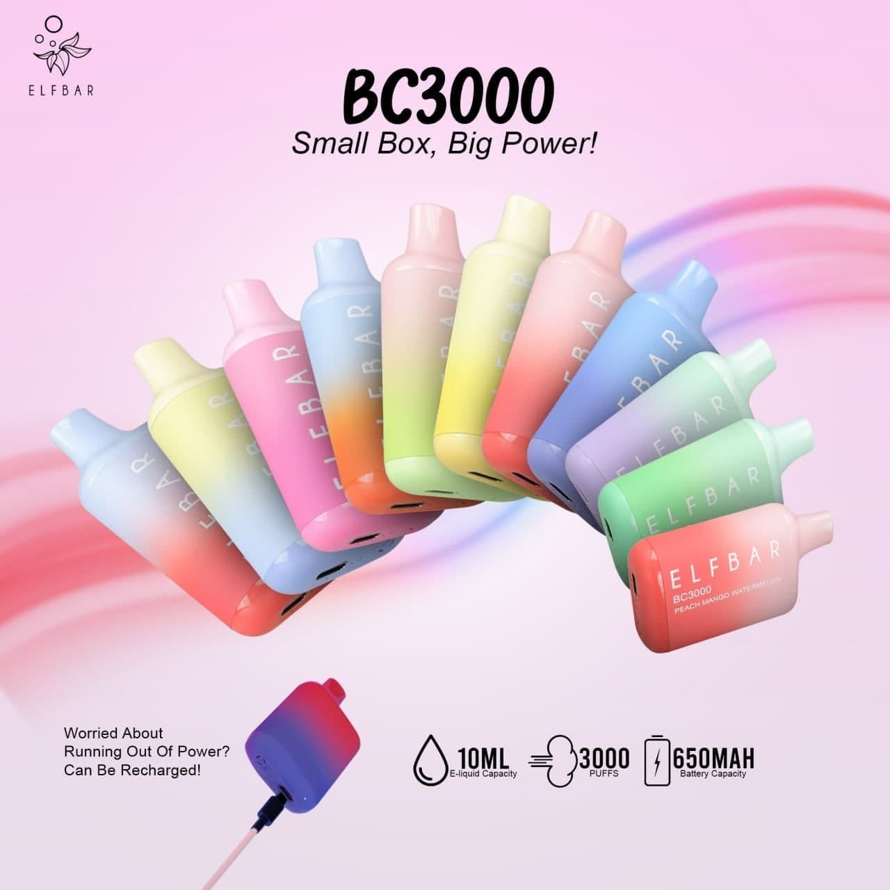 ELF BAR 800 DISPOSABLE POD DEVICE 550MAH | By Myvapormy | Medium