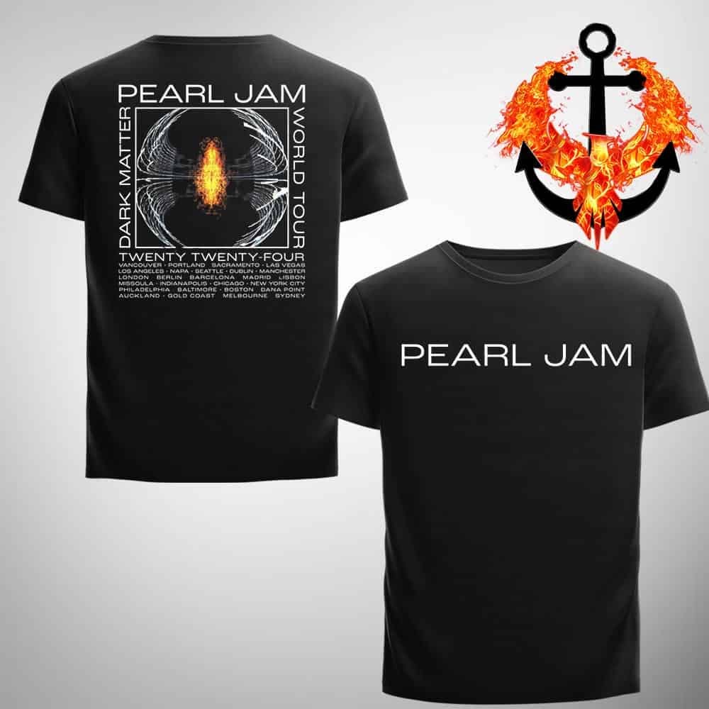 Pearl Jam Dark Matter World Tour 2024 Fan Gifts TShirt by Foewix Shop May, 2024 Medium