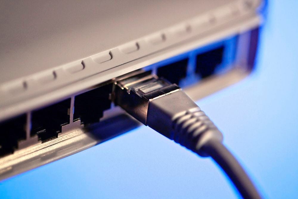 how to setup a router as a switch