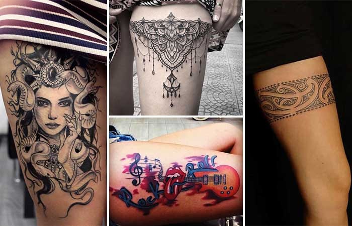 Men’s Cool Upper Leg Tattoo Models | by tattolover | Medium