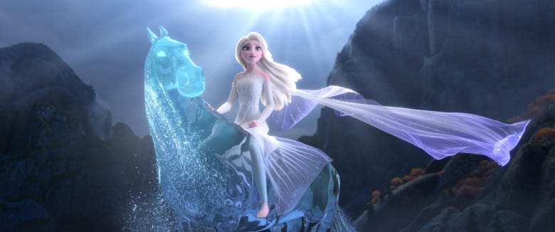 Lots of big and beautiful pictures of Elsa from Frozen 2 movie 