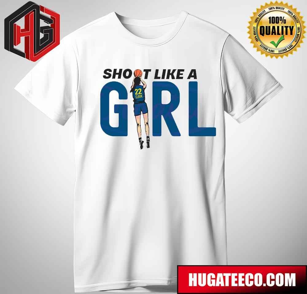 Shoot Like A Girl Caitlin Clark Indiana Fever TShirt by Vu Trwng Anh