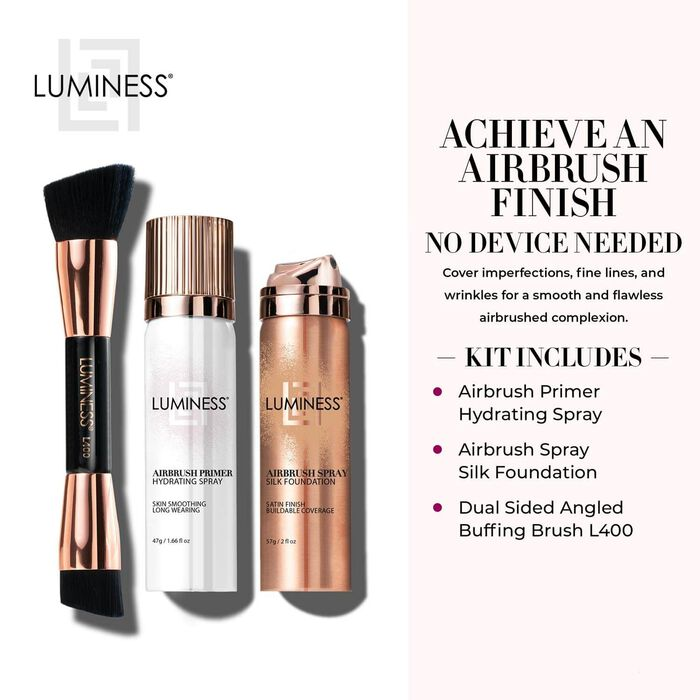 Achieve Effortless Beauty with Spray-On Foundation from Luminess