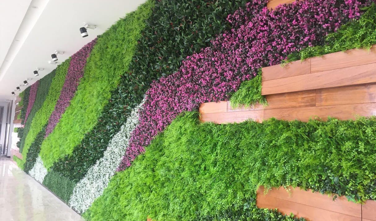 Transforming Urban Spaces Artificial Turf Grass and Vertical Gardens