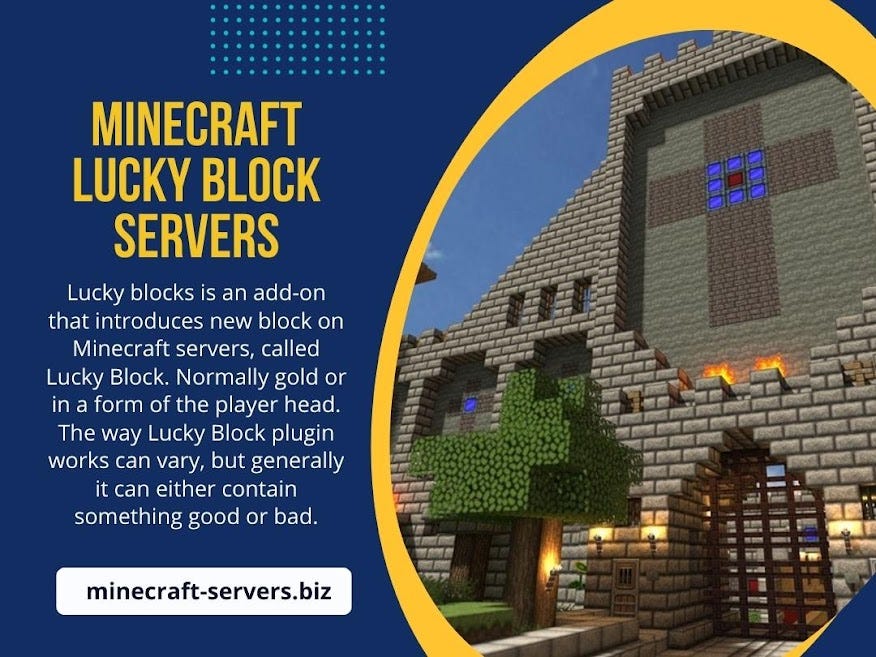 Minecraft Lucky Block Servers. Want To Test Your Minecraft Survival… | by Minecraft  Servers | Medium