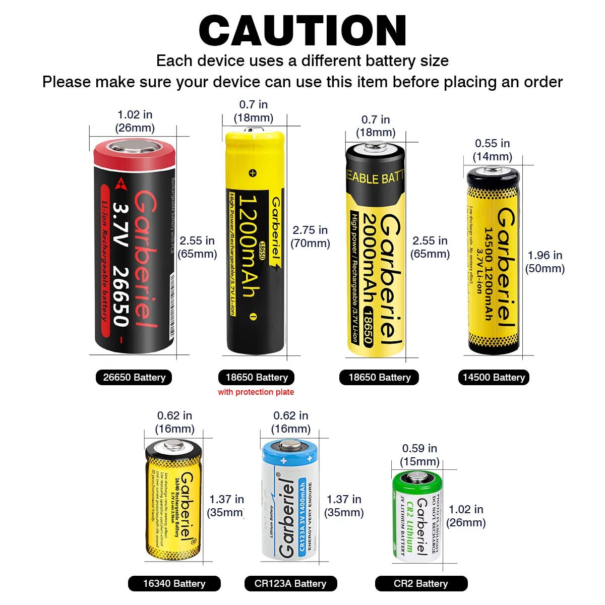 Garberiel 3.7V 3000mAh 18650 Rechargeable Li-ion Battery 1PC | by Tianyuj |  Medium