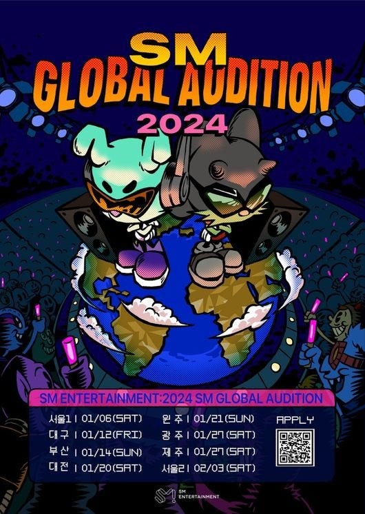 ‘SM Global Audition 2024’ will begin next month