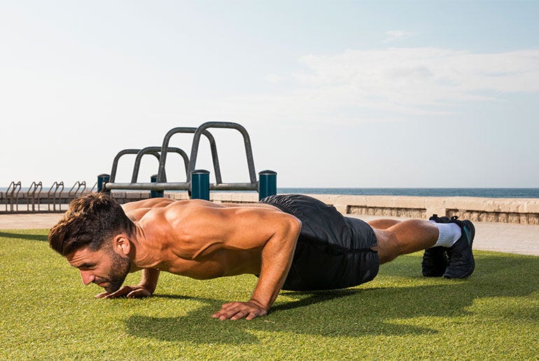 Routine exercises for complete body building for beginners by healthy