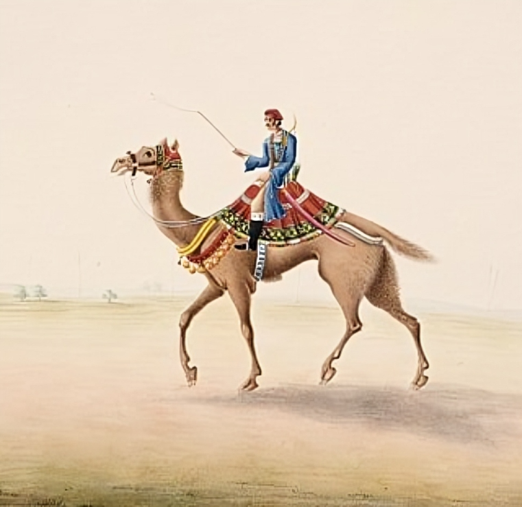 guru arjan singh 2 playing holi rajput miniaturu kota picture