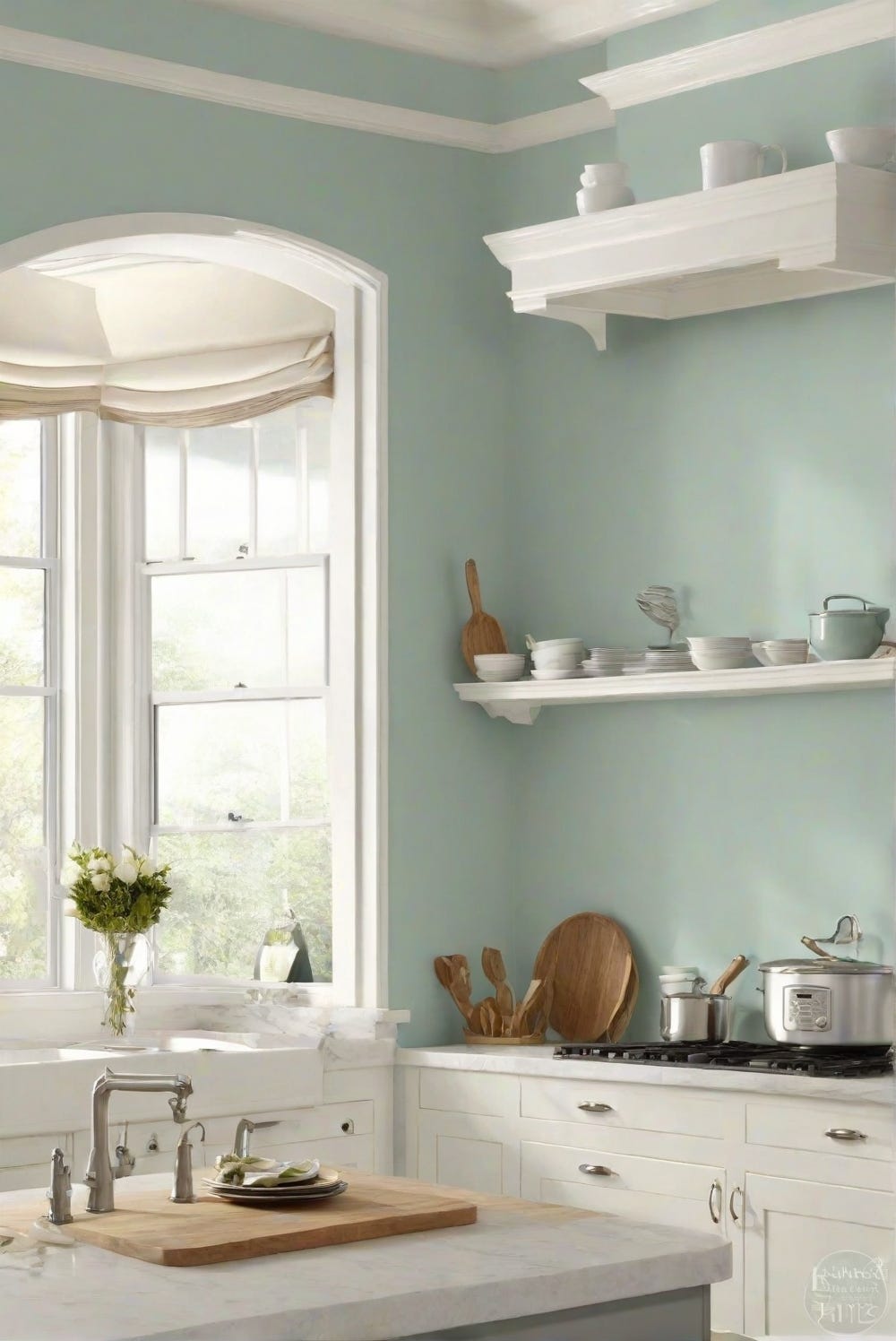 Discover the ultimate guide to using Topsail (SW 6217) wall paint in