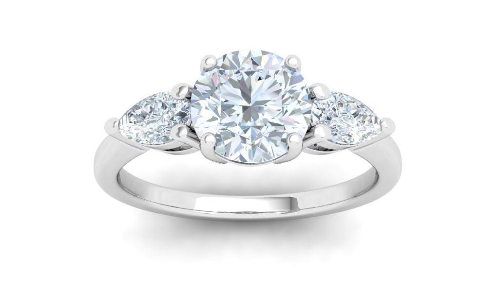 Best Moissanite Engagement Rings - Grownleo - Medium