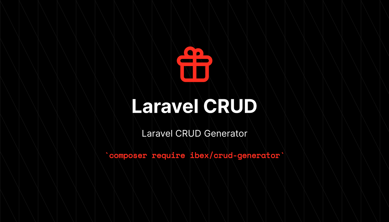 Laravel 11.x/10.x CRUD Generator