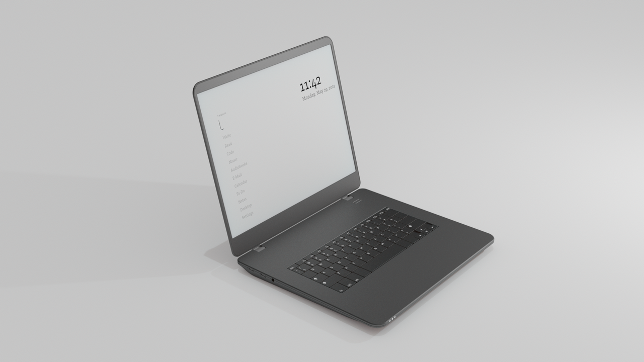 An E-Ink Laptop?!. Better for your eyes, insane battery…, by Odin  Halvorson