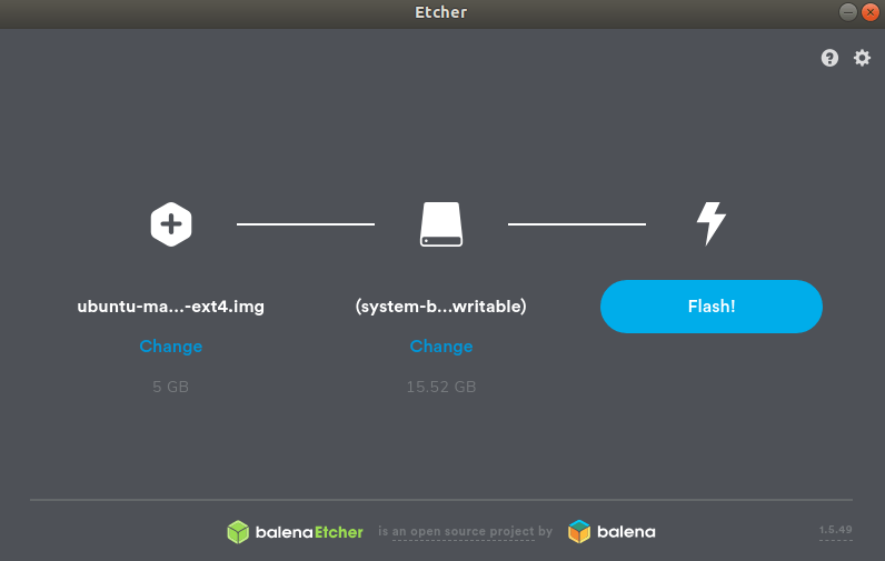 Install Ubuntu MATE 18.04 and ROS on Raspberry Pi 3 B+