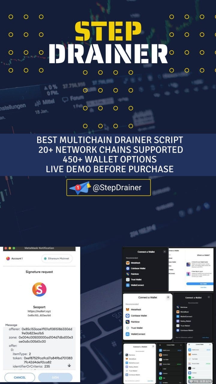 All in One Crypto Drainer Script 2024 Multichain Medium