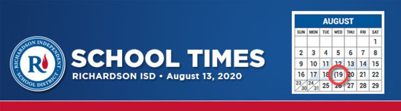 Risd school times — august 13, 2020 | by risd digital media | richardson isd  newsdesk | medium