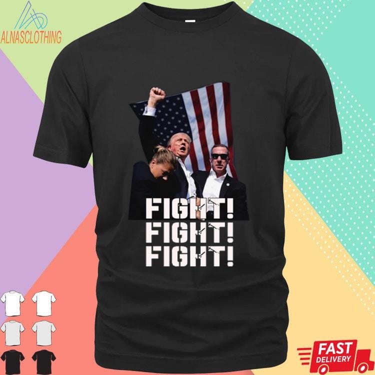 Official Fight Fight Fight! Trump 2024 Pennsylvania Rally Patriot T ...