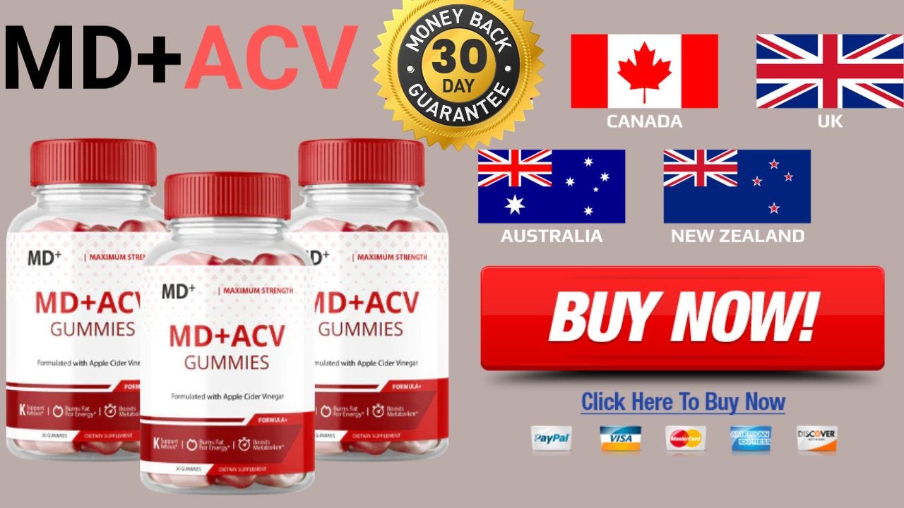 MD+ ACV Gummies Official Website, Working, Price In New Zealand & Reviews  [Updated 2024] | by Acvgummies | Jan, 2024 | Medium
