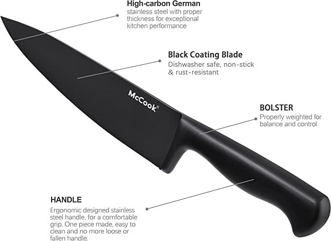 McCook MC21B Knife Sets Review. SEE THE PRICE ON , by KitchenVS