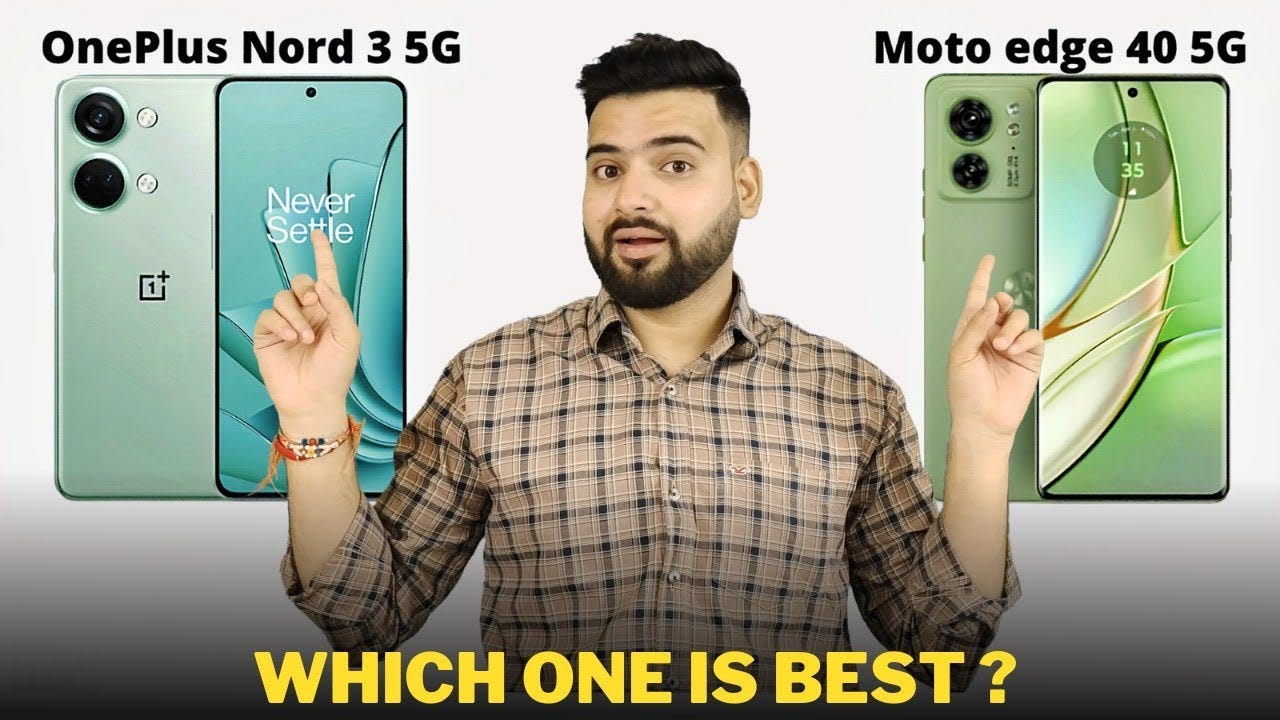 Battle of the Mid-Range Smartphones: OnePlus Nord 3 vs. Motorola Edge 40 5G, by Harikiran Singh