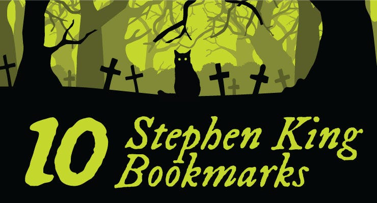 10 Stephen King Bookmarks