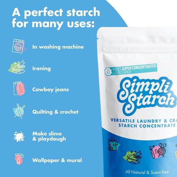 Liquid Starch Eco-Friendly Laundry, by Simpli Starch, Nov, 2023