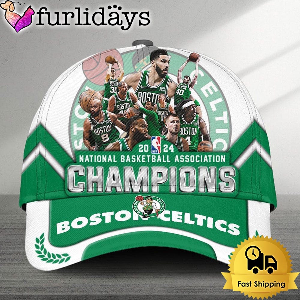 Boston Celtics Champion NBA 2024 Just Go Win It Cap Furlidays
