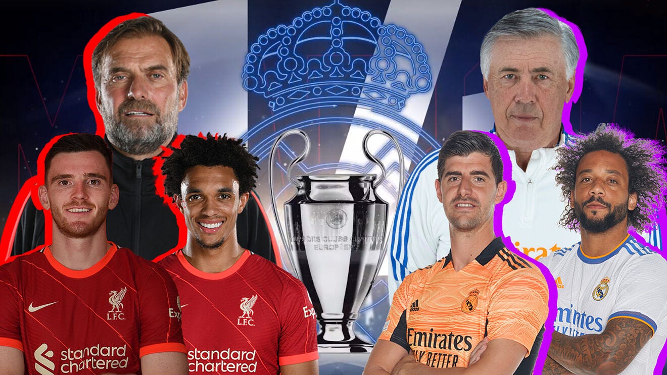 Final da Champions League, Liverpool x Real Madrid, é exibida em