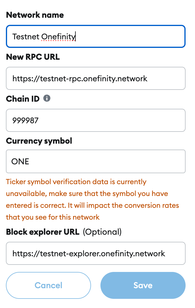 How to create an ERC20 token in OneFinity | by OneFinityChain | Medium