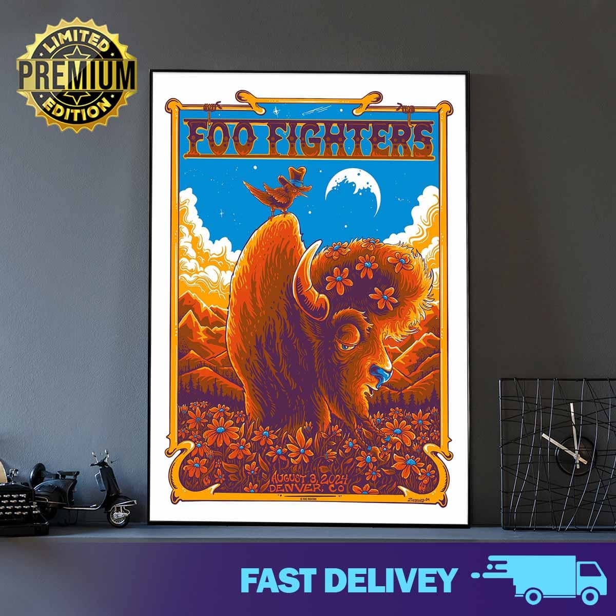 Metallica M72 North American Tour 2024 Poster Merch Limited Edition at