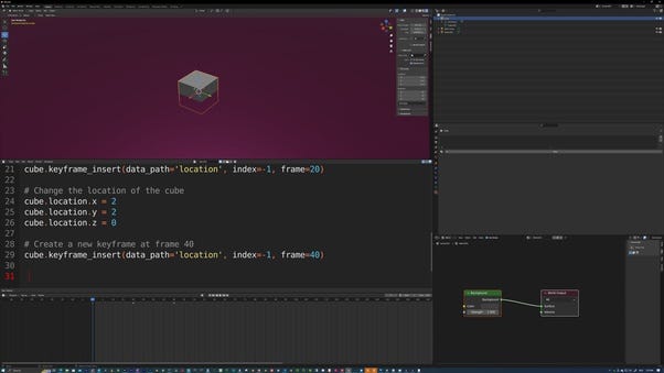 Blender 3D programming. Creating a new object using bpy in… | by Brecht ...